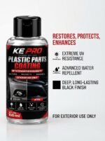 KE PRO Plastic Parts Coating – Deep Black Finish | 100ml - Image 2